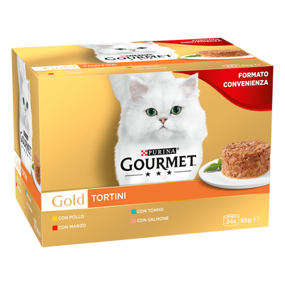 Gourmet Gold Cat Adult Tortini 24 x 85 gr
