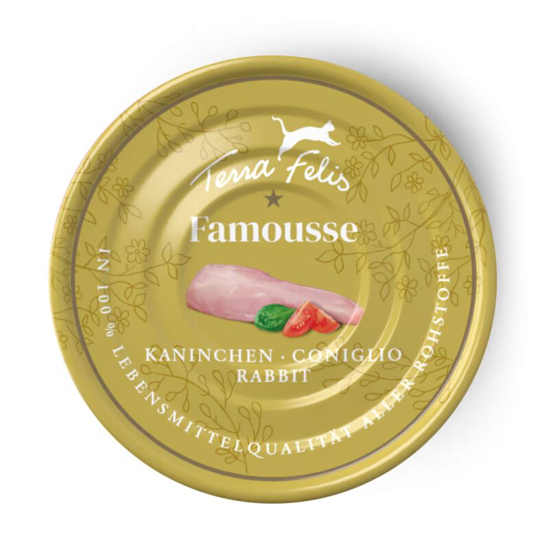 Terra Felis Cat Famousse Coniglio 80 gr