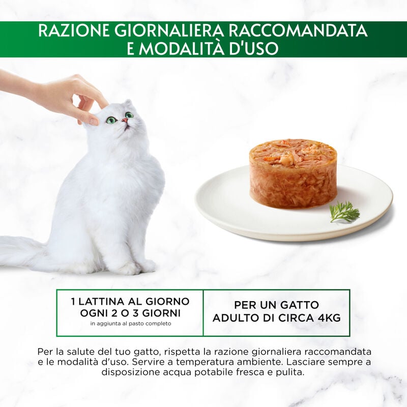 Gourmet Nature's Creations Fiocchi di Tonnetto in Gel&egrave;e con Gamberetti 70gr