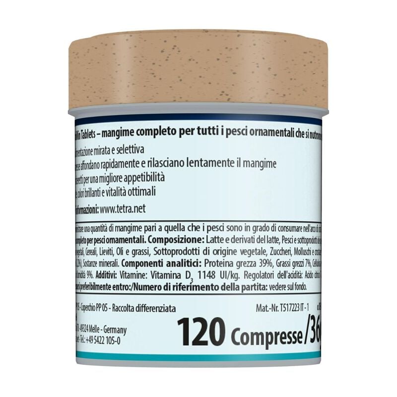 Tetra TabiMin Tablets 120 Compresse