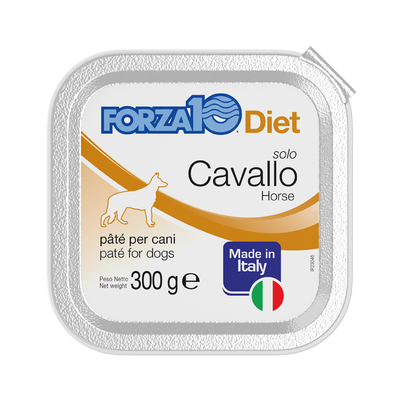 Forza 10 Mono Diet Dog pat&eacute; Solo Cavallo 300 gr