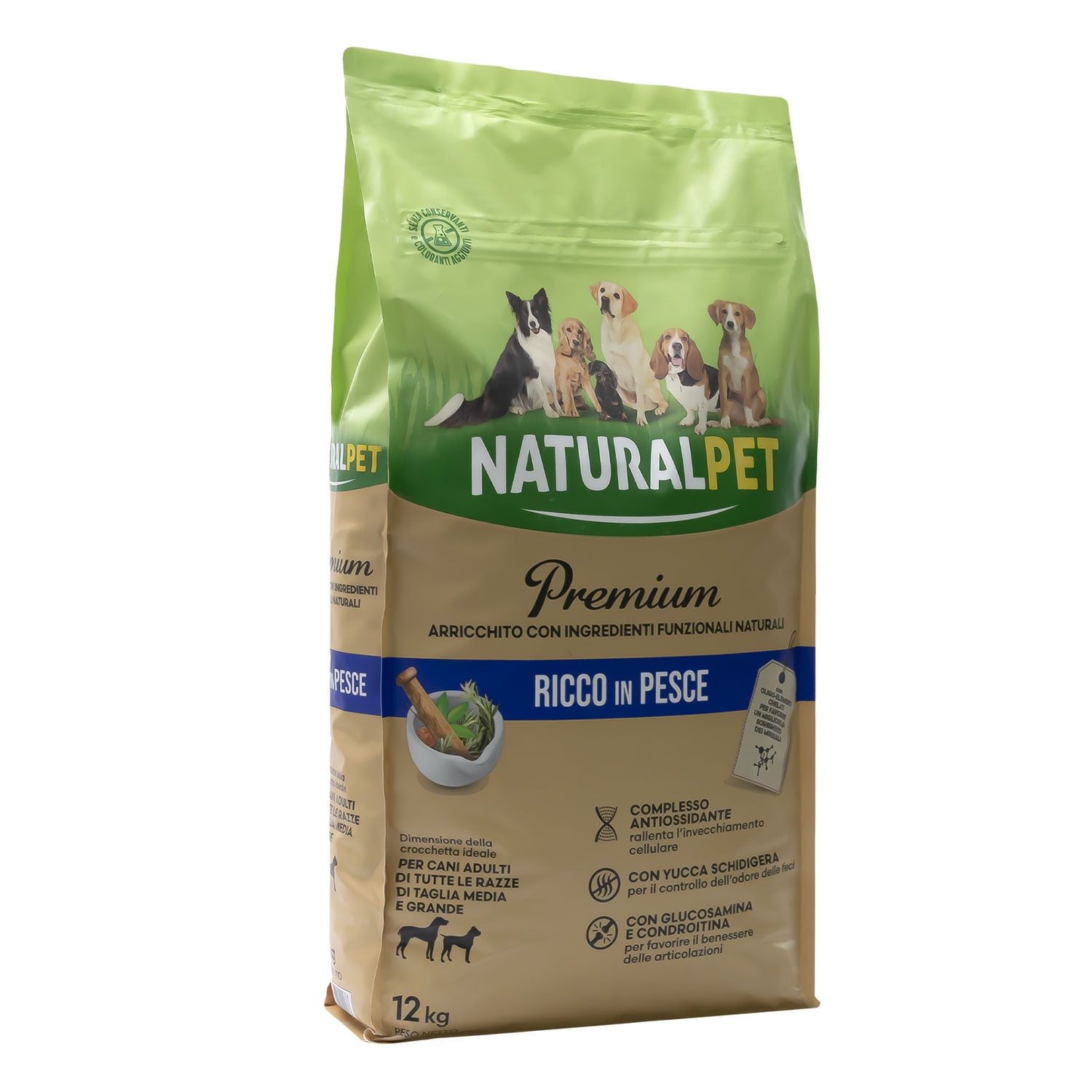 naturalpet dog medium maxi pesce 12kg naturalpet dog medium maxi pesce 12kg