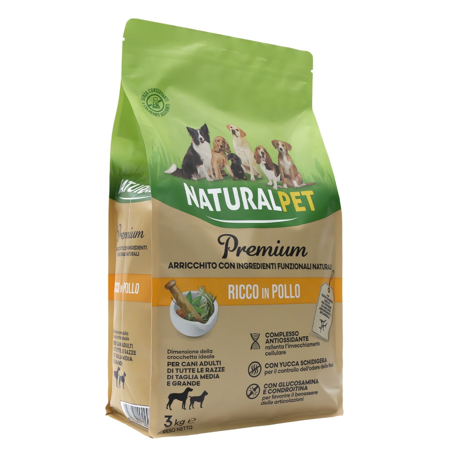 naturalpet dog medium maxi pollo 3kg naturalpet dog medium maxi pollo 3kg