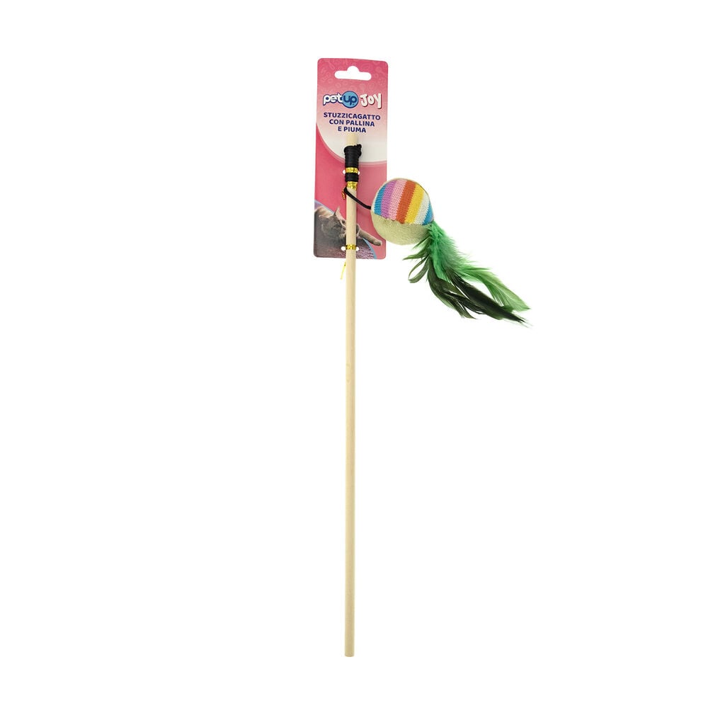 Petup Joy Gioco Stuzzicagatto Con Pallina e Piuma Petup Joy Gioco Stuzzicagatto Con Pallina e Piuma