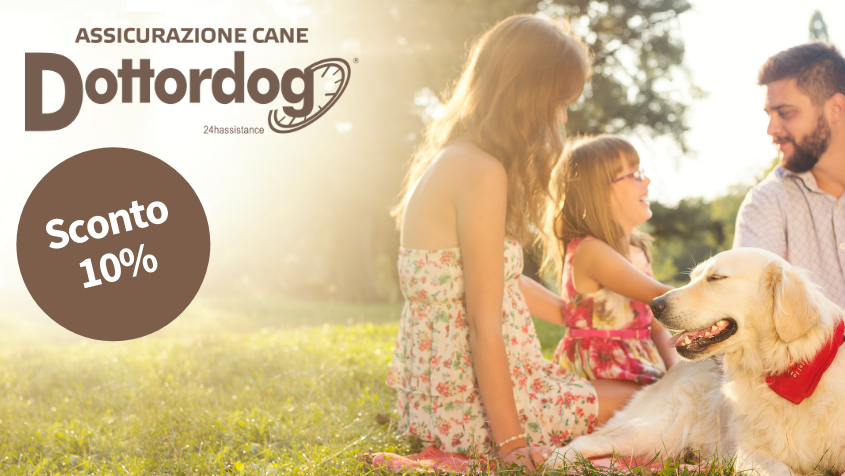 Assicurazione Cane: sconto 10% con la Card dei Tesori