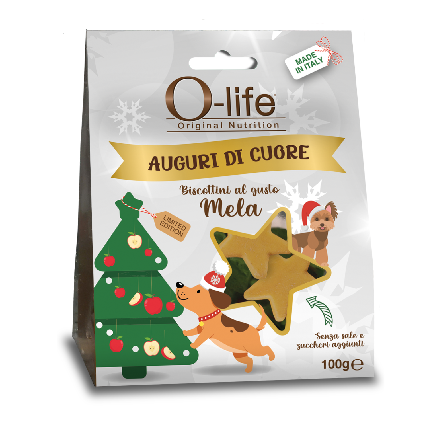 O-life biscotti natale per cani O-life biscotti natale per cani